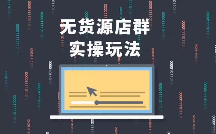 无货源店群实操玩法，蓝海选品的独特思路，店群软件操作方法（45节视频课）-如意资源库