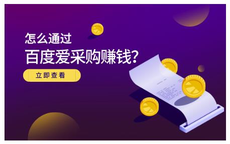大王·怎么通过百度爱采购赚钱，已经通过百度爱采购完成200多万的销量-如意资源库