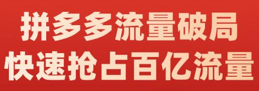 阿杰·拼多多流量破局:如何打黑标，爆款的思路，拼多多流量框架，快速抢占百亿流量-如意资源库