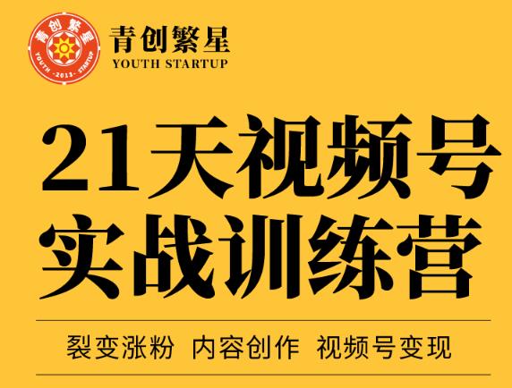 张萌21天视频号实战训练营，裂变涨粉、内容创作、视频号变现 价值298元-如意资源库