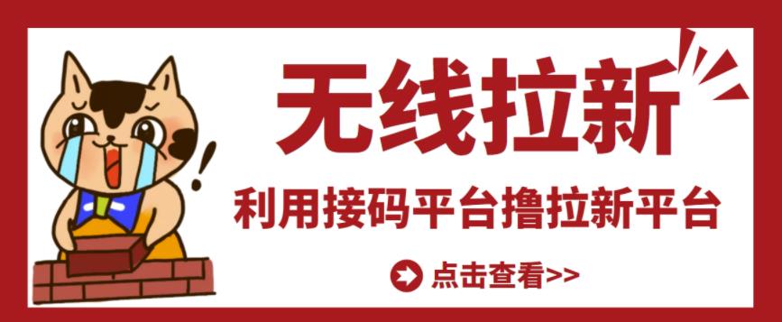 最新接码无限拉新项目，利用接码平台赚拉新平台差价，轻松日赚500+-如意资源库