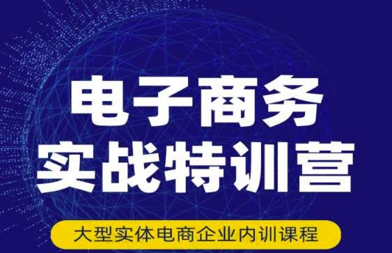 民赛电气内部出品：电子商务实战特训营，全方位带你入门电商，308种方式玩转电商-如意资源库