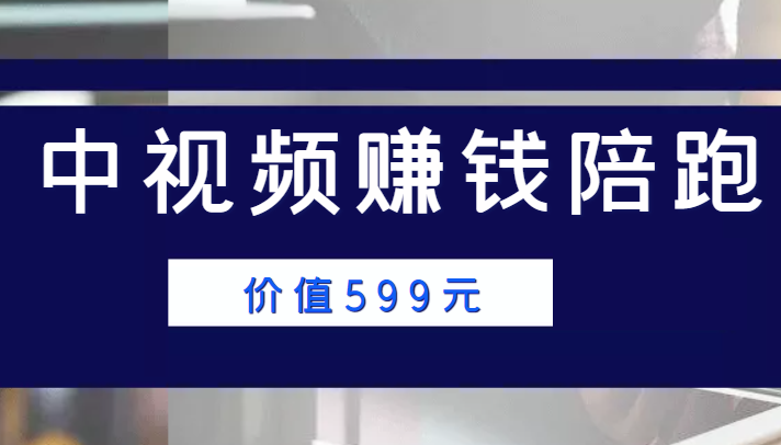 中视频赚钱陪跑，卖中视频账户赚钱收益陪跑项目（价值599元）-如意资源库