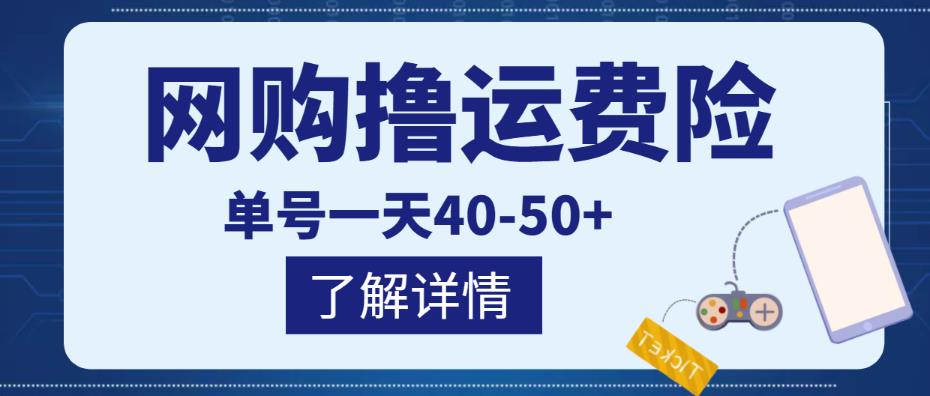 网购撸运费险项目,单号一天40-50+,实实在在能够赚到钱的项目【详细教程】-如意资源库