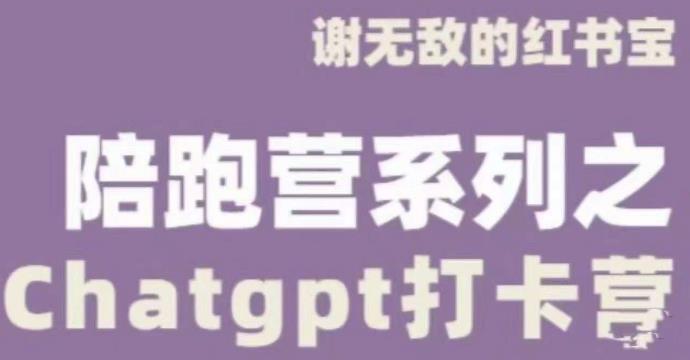 谢无敌ChatGPT打卡营，教你更好地使用ChatGPT来提高工作效率-如意资源库