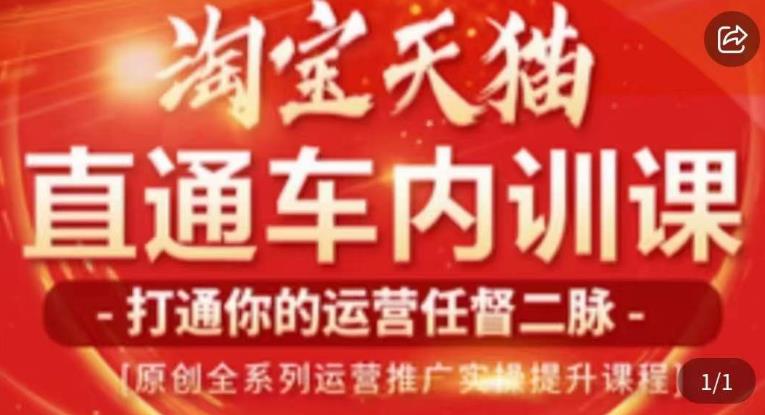 天问电商·2023淘宝天猫直通车内训课，零基础学起直通车运营实操课程-如意资源库