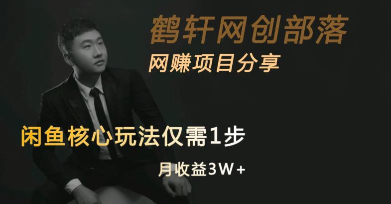 闲鱼核心玩法不卖货也能1年变现20W，玩法简单-如意资源库