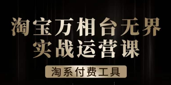 沧海·淘系万相台无界实战运营课，万相台无界实操全案例解析-如意资源库