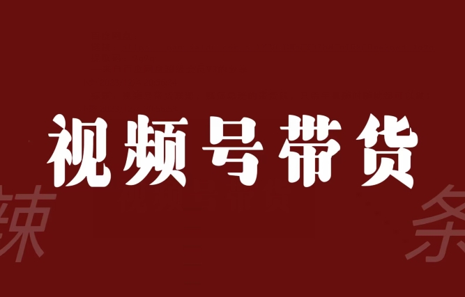 视频号带货联盟，赚信息差的带货钱，只需手机随时随地都可以做！-如意资源库