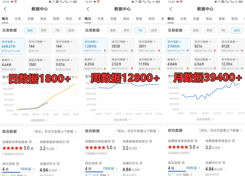 拼多多虚拟电商训练营月入30000+你也行，暴利稳定长久，副业首选-如意资源库