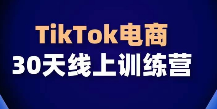TikTok电商带货30天线上课，不可错过的全球流量洼地！-如意资源库