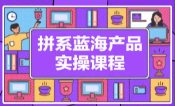 拼系冷门蓝海产品实操课程，从注册店铺到选品上架到流量维护环环相扣-如意资源库