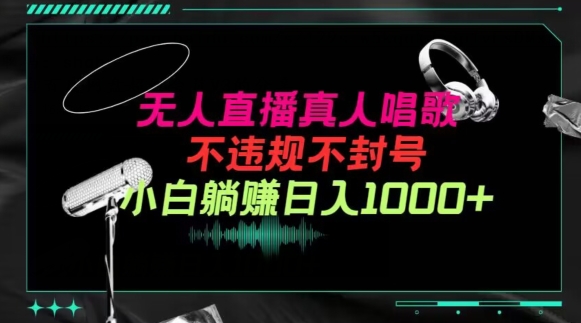 抖音24小时无人直播音乐，不违规，不封号纯撸音浪，小白实操当天日入1000+【揭秘】-如意资源库