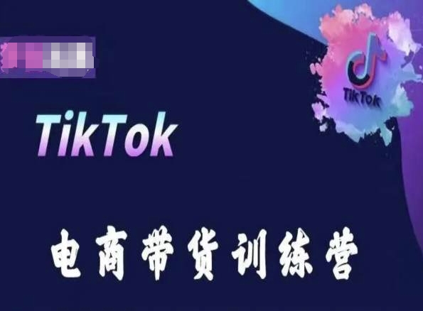 TikTok电商带货训练营，跟随时代潮流，跨境掘金-如意资源库