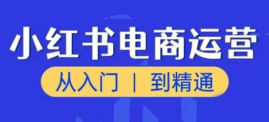 小红书电商运营课，从入门到精通，带你抓住又一个赚钱风口-如意资源库