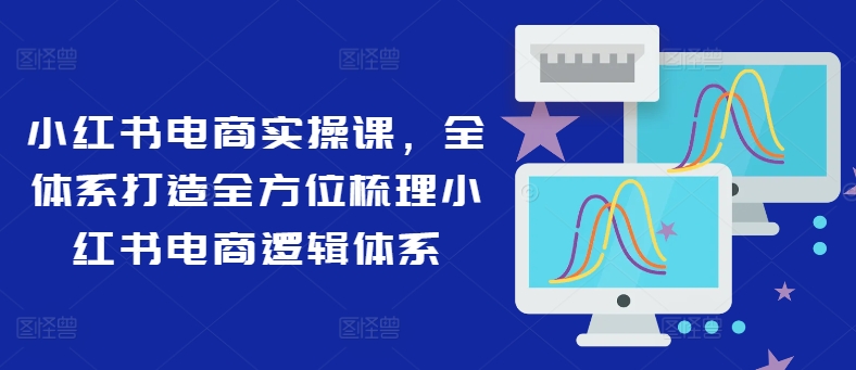 小红书电商实操课，全体系打造全方位梳理小红书电商逻辑体系-如意资源库