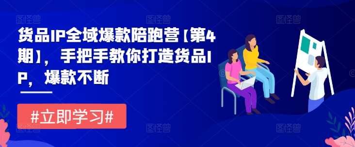 货品IP全域爆款陪跑营【第4期】，手把手教你打造货品IP，爆款不断-如意资源库