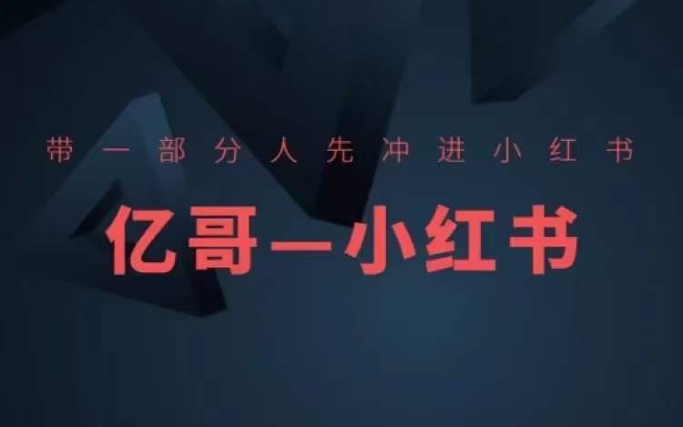 ​​带一部分人先冲进小红书，小红书开店、选品、爆款裂变-如意资源库