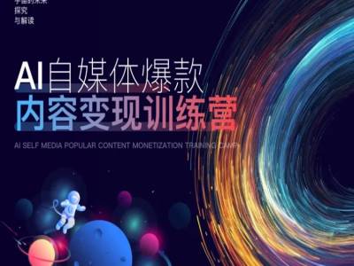AI自媒体爆款内容变现训练营，20%底层逻辑，60%实操方法，20%案例拆解(即学即用)-如意资源库