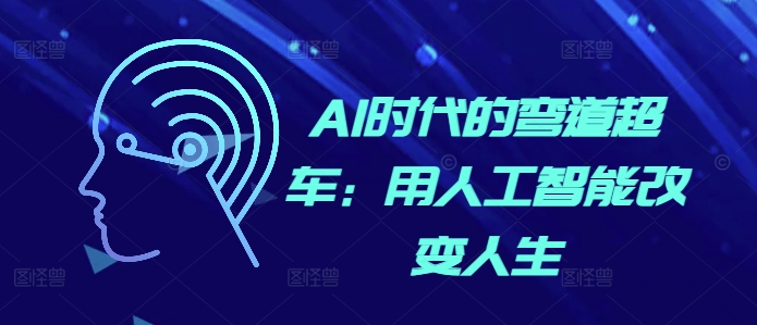 AI时代的弯道超车：用人工智能改变人生-如意资源库