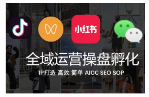 全域运营操盘(抖音+私域+小红书)，IP打造高效简单-如意资源库