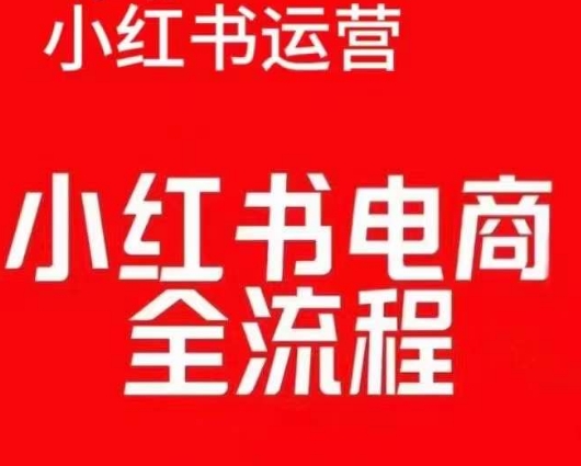 红薯电商实操课，小红书电商全流程-如意资源库