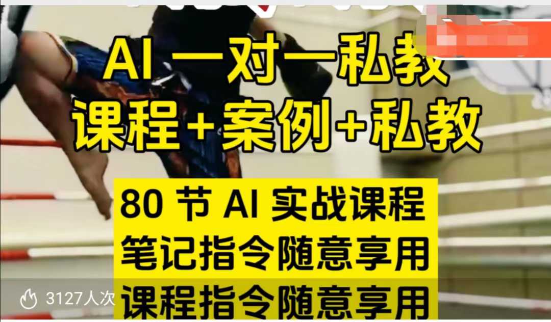 AI指令实战课，课程+案例，80节AI实战课程，笔记指令随意享用，课程指令随意享用-如意资源库