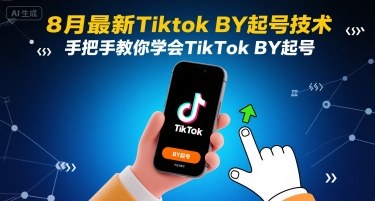 8月最新Tiktok搬运起号技术，手把手教你学会TikTok搬运起号-如意资源库
