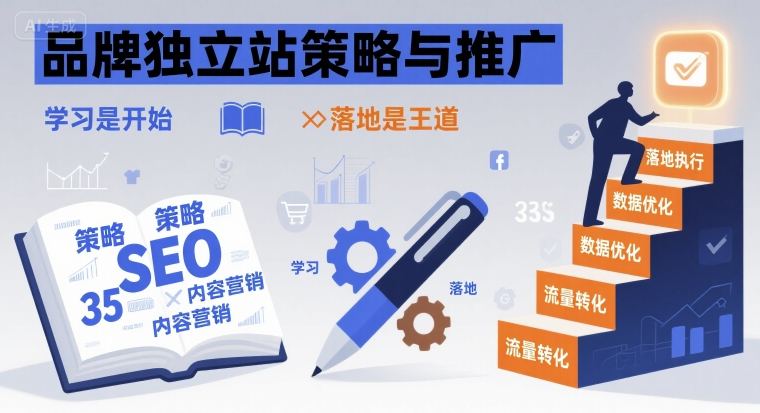 品牌独立站策略与推广，学习是开始，落地是王道-如意资源库