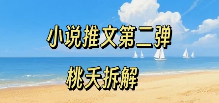 小说推文项目操作全流程第二弹，0粉就能做，门槛低非常适合新手-如意资源库