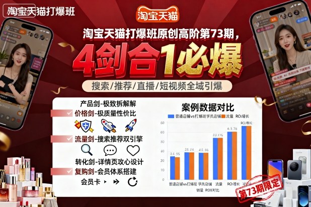 淘宝天猫打爆班原创高阶第73期，4剑合1必爆-如意资源库