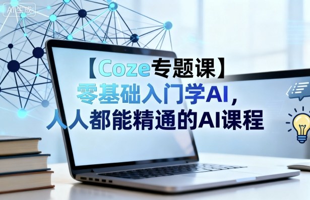 【Coze专题课】零基础入门学AI，人人都能精通的AI课程-如意资源库
