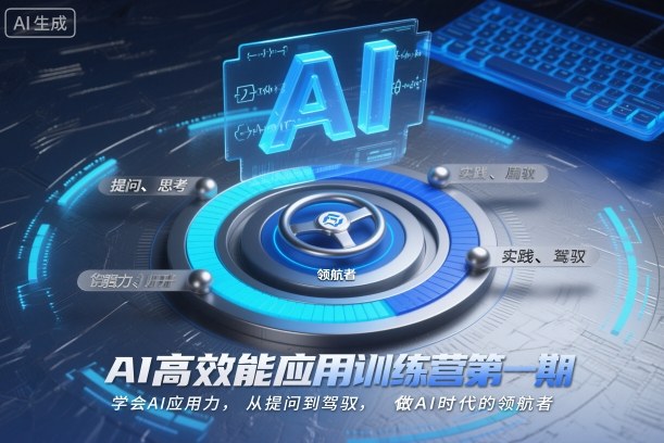 AI高效能应用训练营第一期，学会AI应用力，从提问到驾驭，做AI时代的领航者-如意资源库