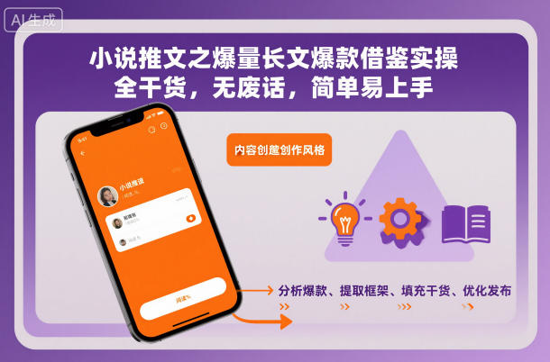 小说推文之爆量长文爆款借鉴实操，全干货，无废话，简单易上手-如意资源库