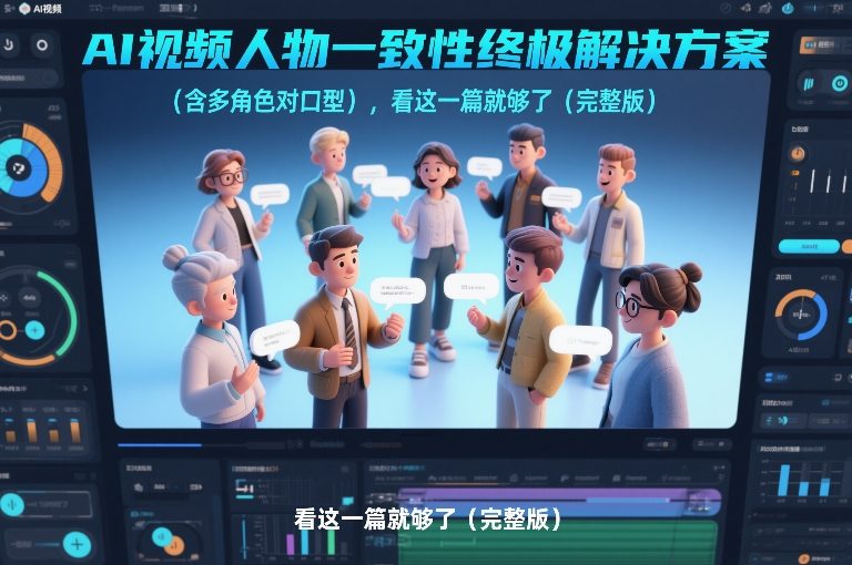 AI视频人物一致性终极解决方案（含多角色对口型），看这一篇就够了（完整版）-如意资源库