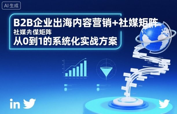 B2B企业出海内容营销+社媒矩阵，从0到1的系统化实战方案-如意资源库