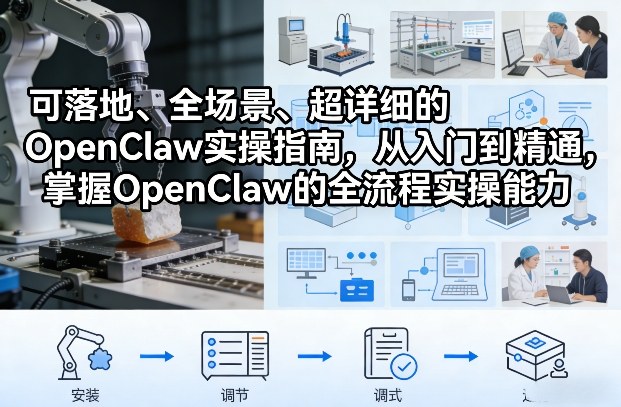 可落地、全场景、超详细的OpenClaw实操指南，从入门到精通，掌握OpenClaw的全流程实操能力-如意资源库