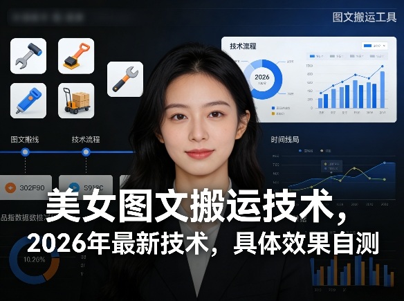 美女图文搬运技术，2026年最新技术，具体效果自测-如意资源库