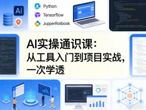 AI实操通识课，从工具入门到项目实战，一次学透-如意资源库