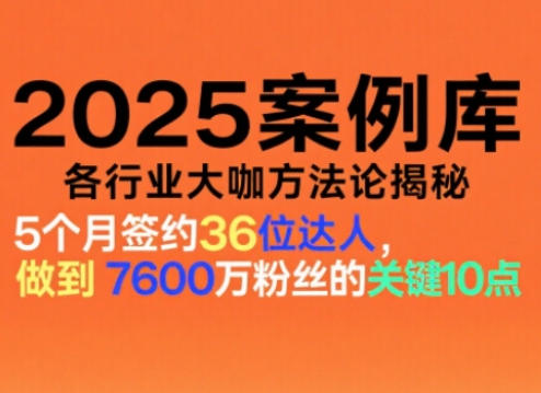 波波来了案例库，收录各行业大咖的方法论，各行业大咖方法论揭秘（更新2026年3月）-如意资源库
