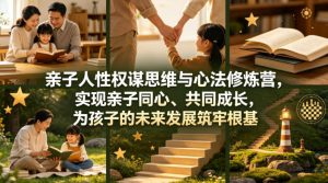 亲子人性权谋思维与心法修炼营，实现亲子同心、共同成长，为孩子的未来发展筑牢根基【音频】-如意资源库