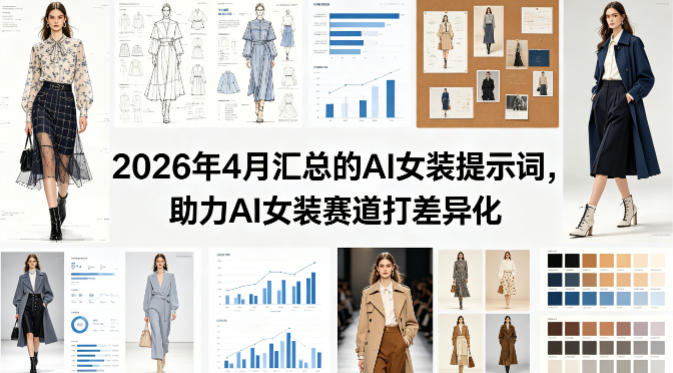 2026年4月汇总的AI女装提示词，助力AI女装赛道打差异化-如意资源库