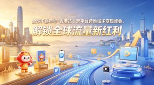 全球IP嘉年华·香港站｜跨平台跨地域IP变现峰会，解锁全球流量新红利-如意资源库