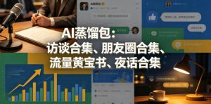 AI蒸馏包：访谈合集、朋友圈合集、流量黄宝书、夜话合集【文档】-如意资源库