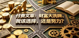 付费文章：财富大洗牌，我该选择，还是努力？-如意资源库