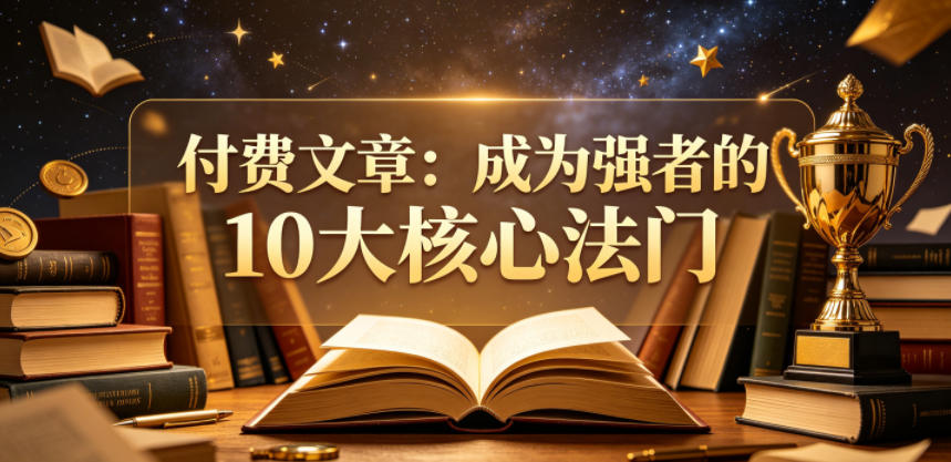 付费文章：成为强者的10大核心法门-如意资源库