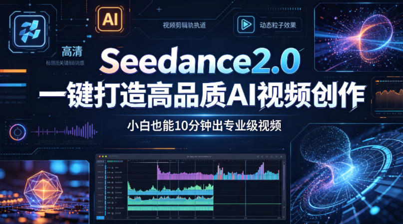 Seedance2.0一键打造高品质AI视频创作，小白也能10分钟出专业级视频-如意资源库