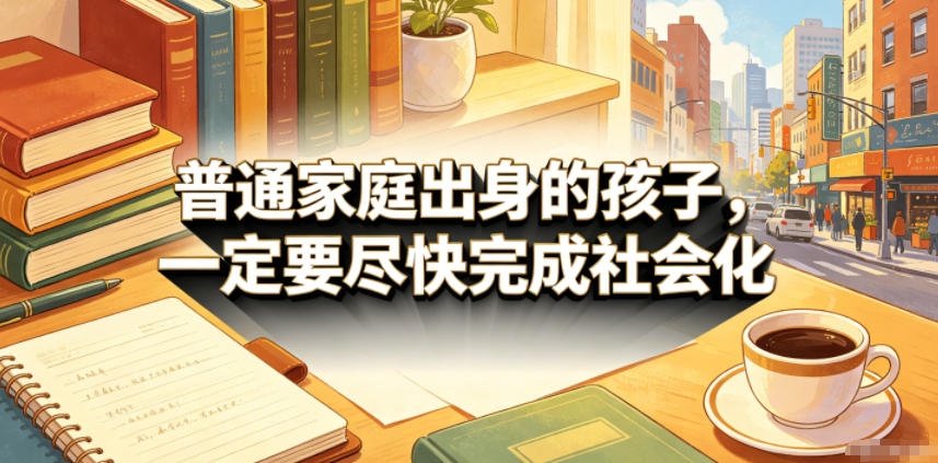 付费文章：普通家庭出身的孩子，一定要尽快完成社会化-如意资源库