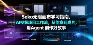 Seko无限画布学习指南，AI视频项目工作流，从创意到成片，用Agent 创作好故事-如意资源库