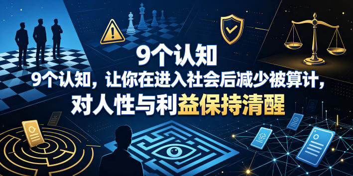 付费文章：9个认知，让你在进入社会后减少被算计，对人性与利益保持清醒-如意资源库